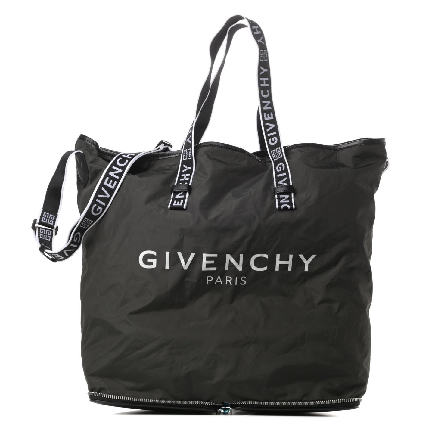 Nylon Light 3 Foldable Tote Black