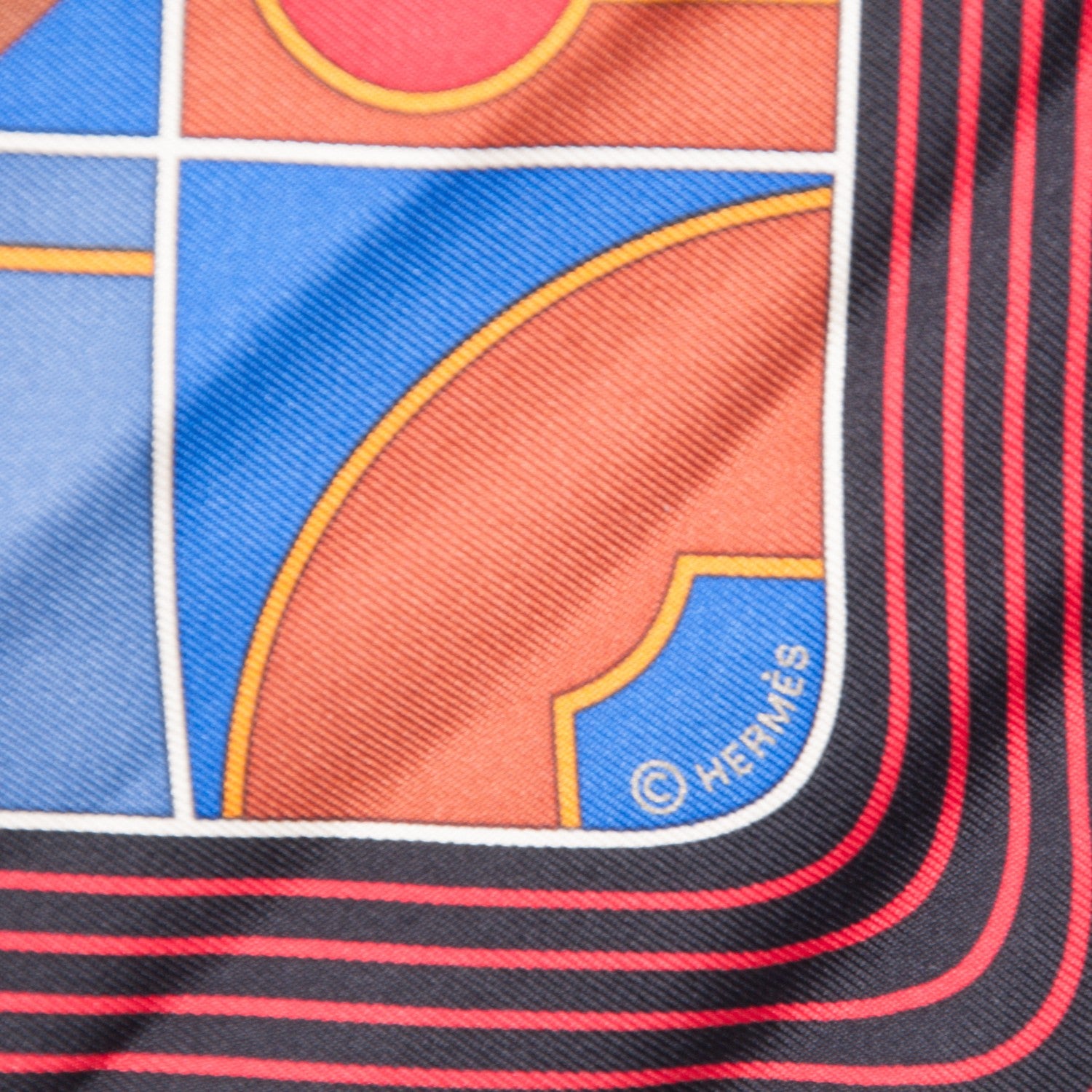Hermes Silk Sport Pocket Square Scarf 3 of 6