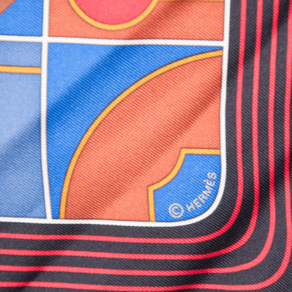 Hermes Silk Sport Pocket Square Scarf 3 of 6