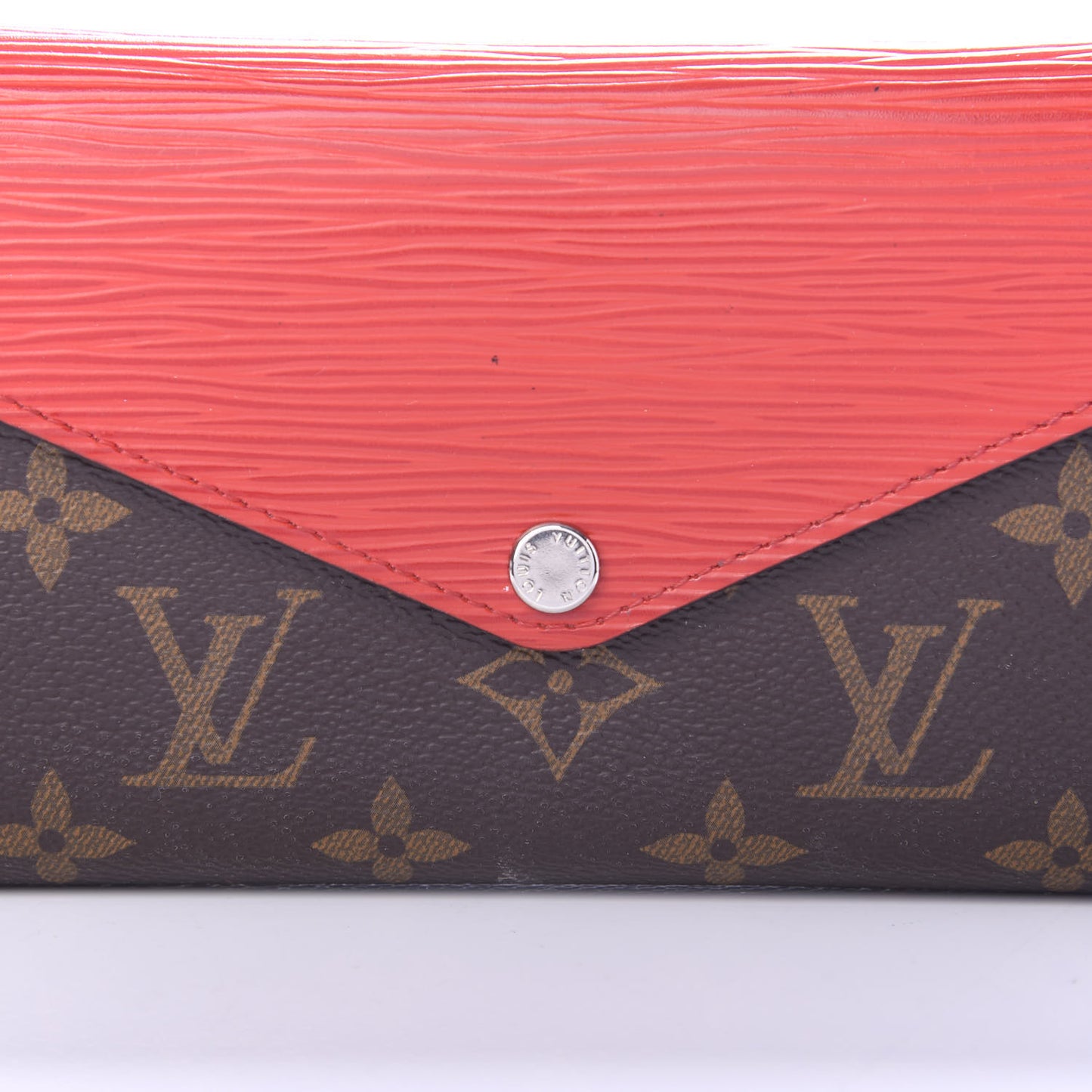 Monogram Epi Marie-Lou Long Wallet Coquelicot
