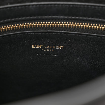 Saint Laurent Smooth Calfskin Small Monogram Cabas Black 6 of 16
