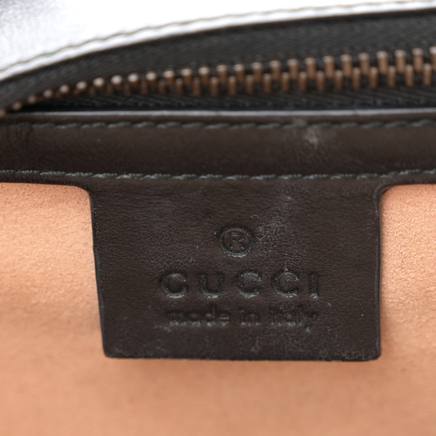 Gucci Calfskin Matelasse Small GG Marmont Shoulder Bag Black 6 of 16