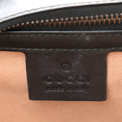 Gucci Calfskin Matelasse Small GG Marmont Shoulder Bag Black 6 of 16
