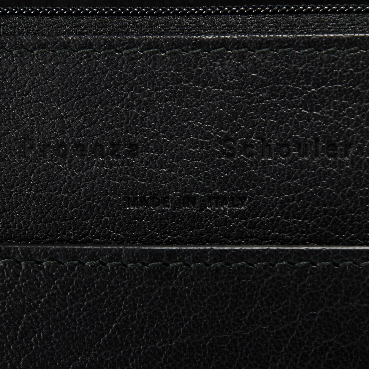 Proenza Schouler Lambskin Large PS1 Chain Wallet Black 6 of 6