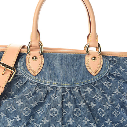 Louis Vuitton Denim Neo Cabby GM Blue 7 of 9