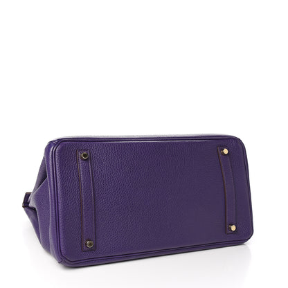 Hermes Togo Birkin 35 Iris 4 of 32