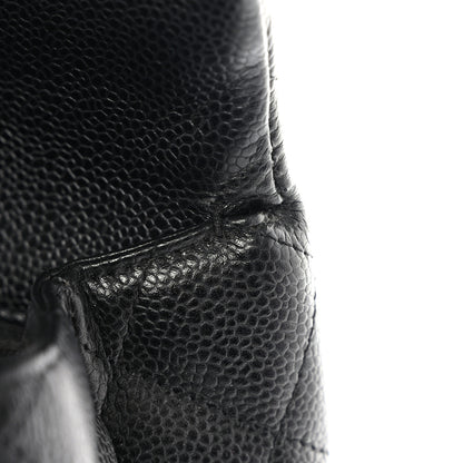 Chanel Caviar Quilted Jumbo Kelly Flap Bag Black 14 of 14