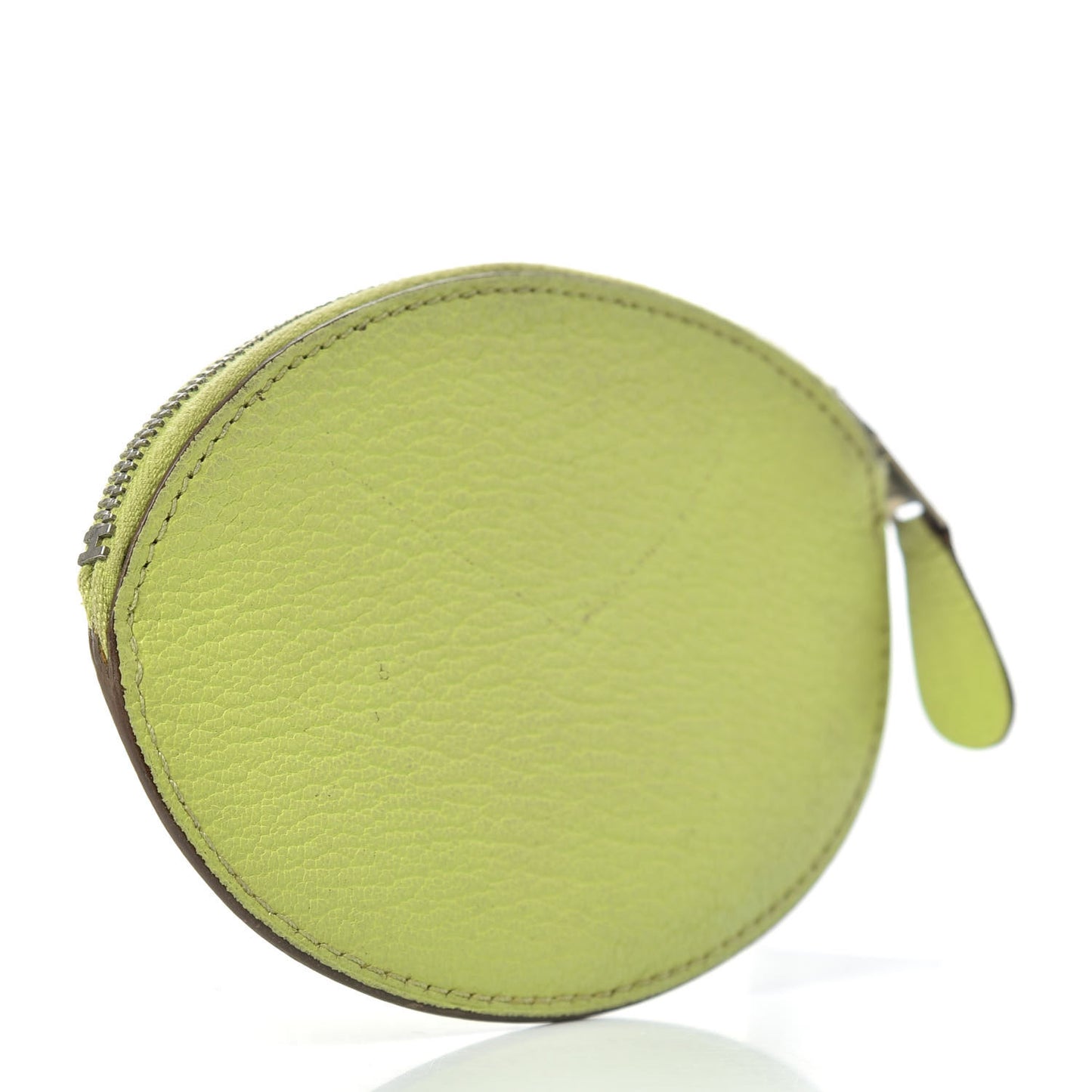 Chevre Mysore Evelyne Coin Purse Vert Anis