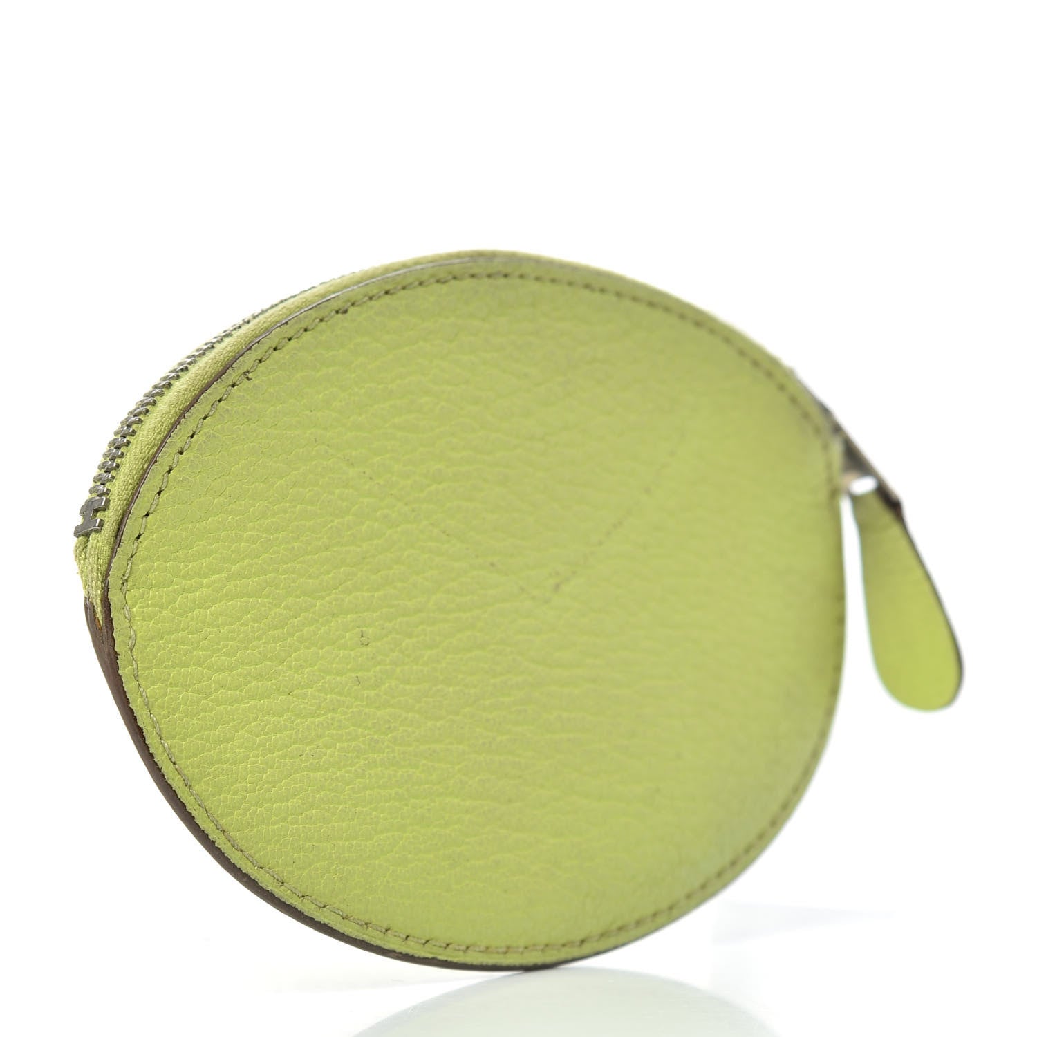 Hermes Chevre Mysore Evelyne Coin Purse Vert Anis 3 of 6