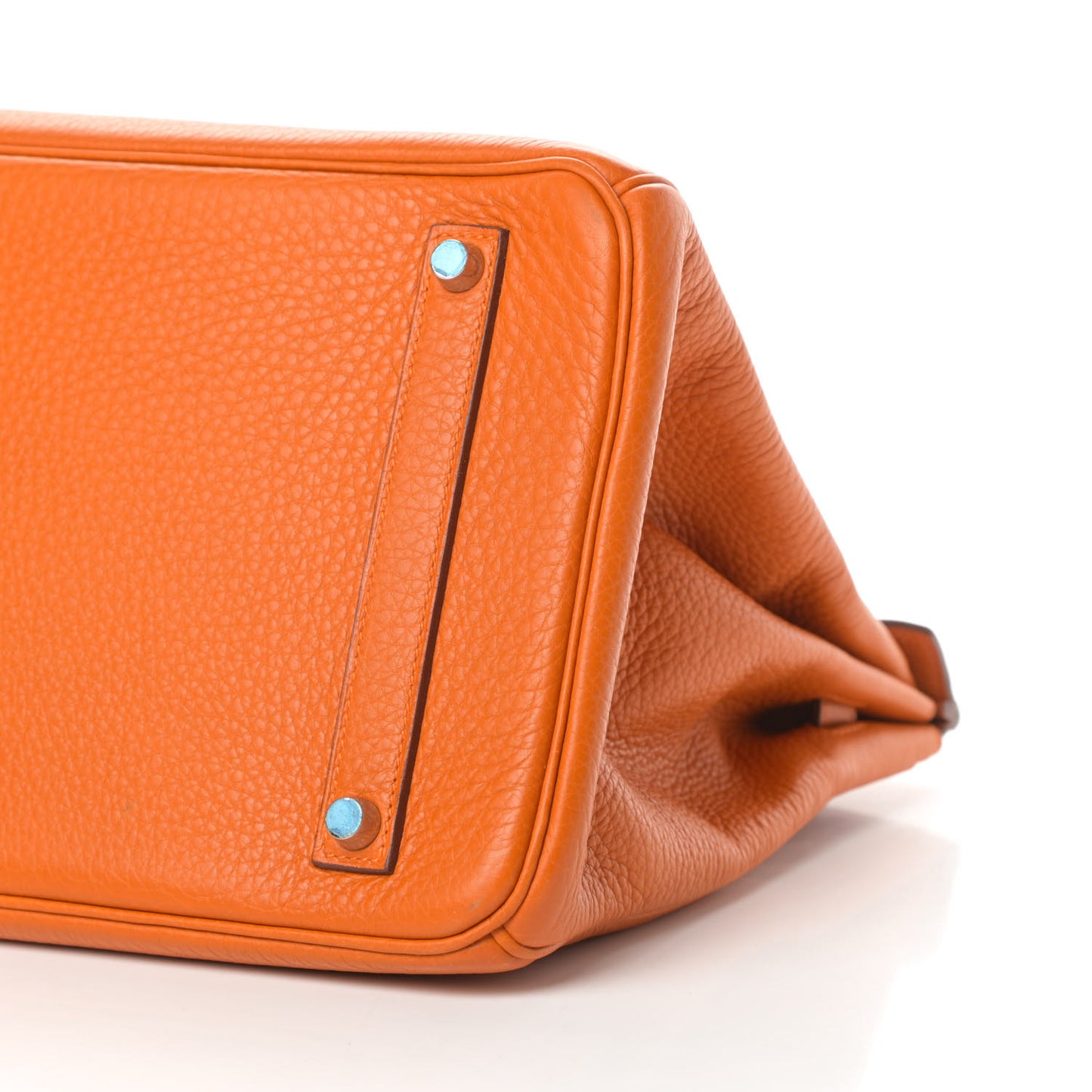 Taurillon Clemence Birkin 35 Orange