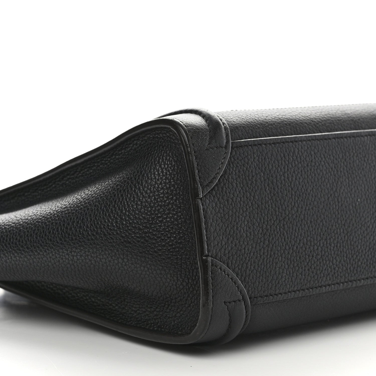 Celine Drummed Calfskin Nano Luggage Black 8 of 15