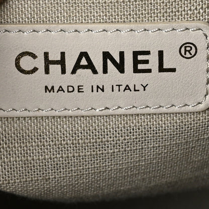 Chanel Mixed Fibers Calfskin Small Deauville Tote Black 7 of 11