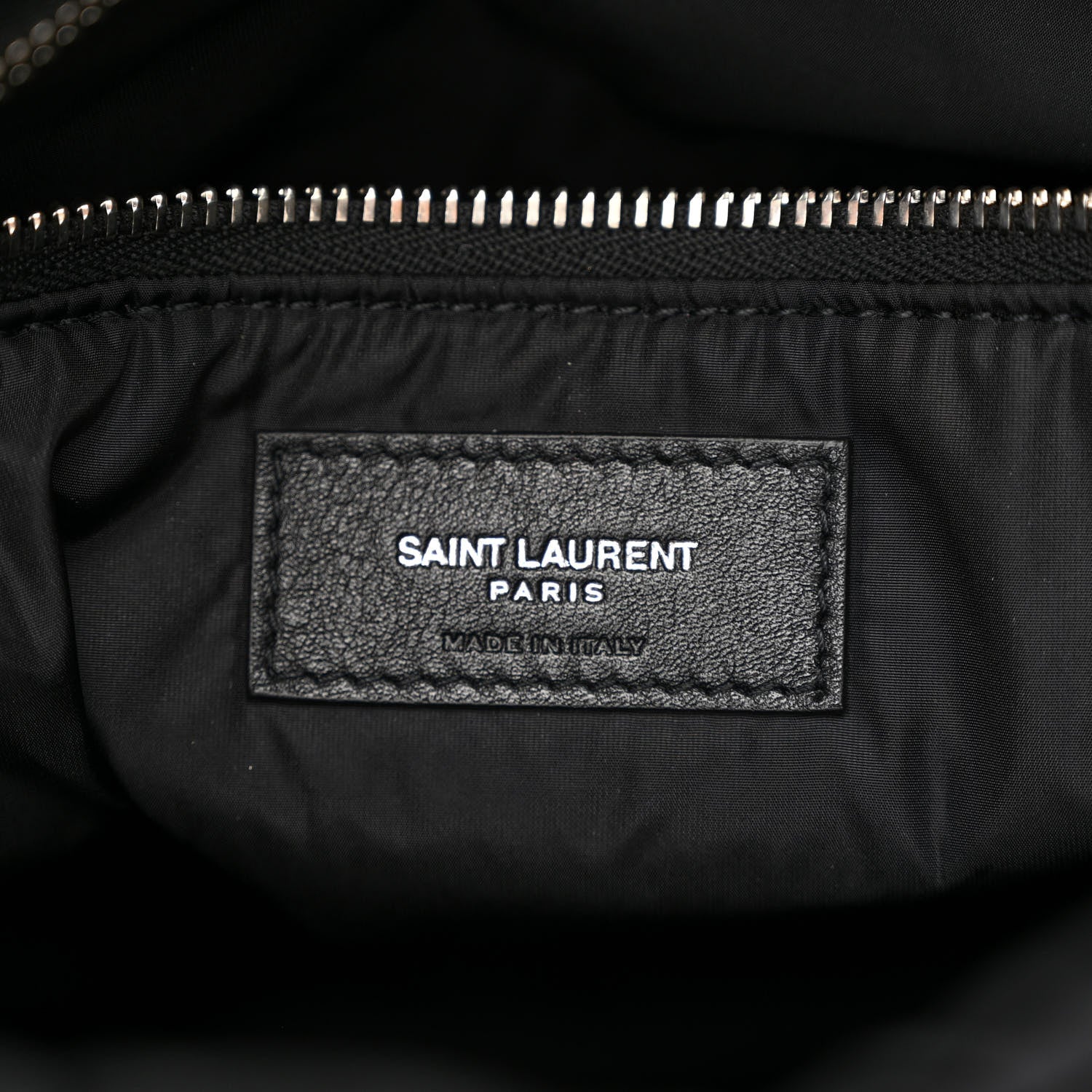 Saint Laurent Econyl Nylon Lou Puffer Messenger Black 6 of 10