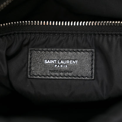 Saint Laurent Econyl Nylon Lou Puffer Messenger Black 6 of 10