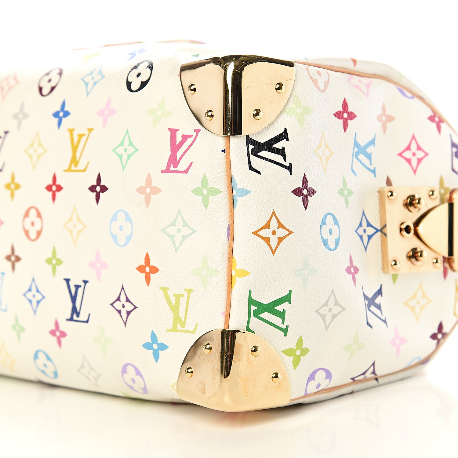 Louis Vuitton Monogram Multicolor Speedy 30 White 7 of 8