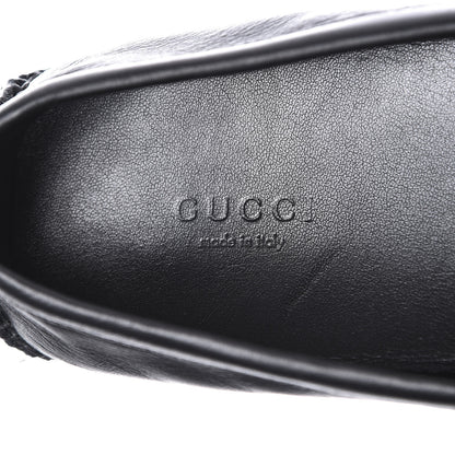 Gucci Calfskin Womens Driver Loafers 38 Black 6 of 10