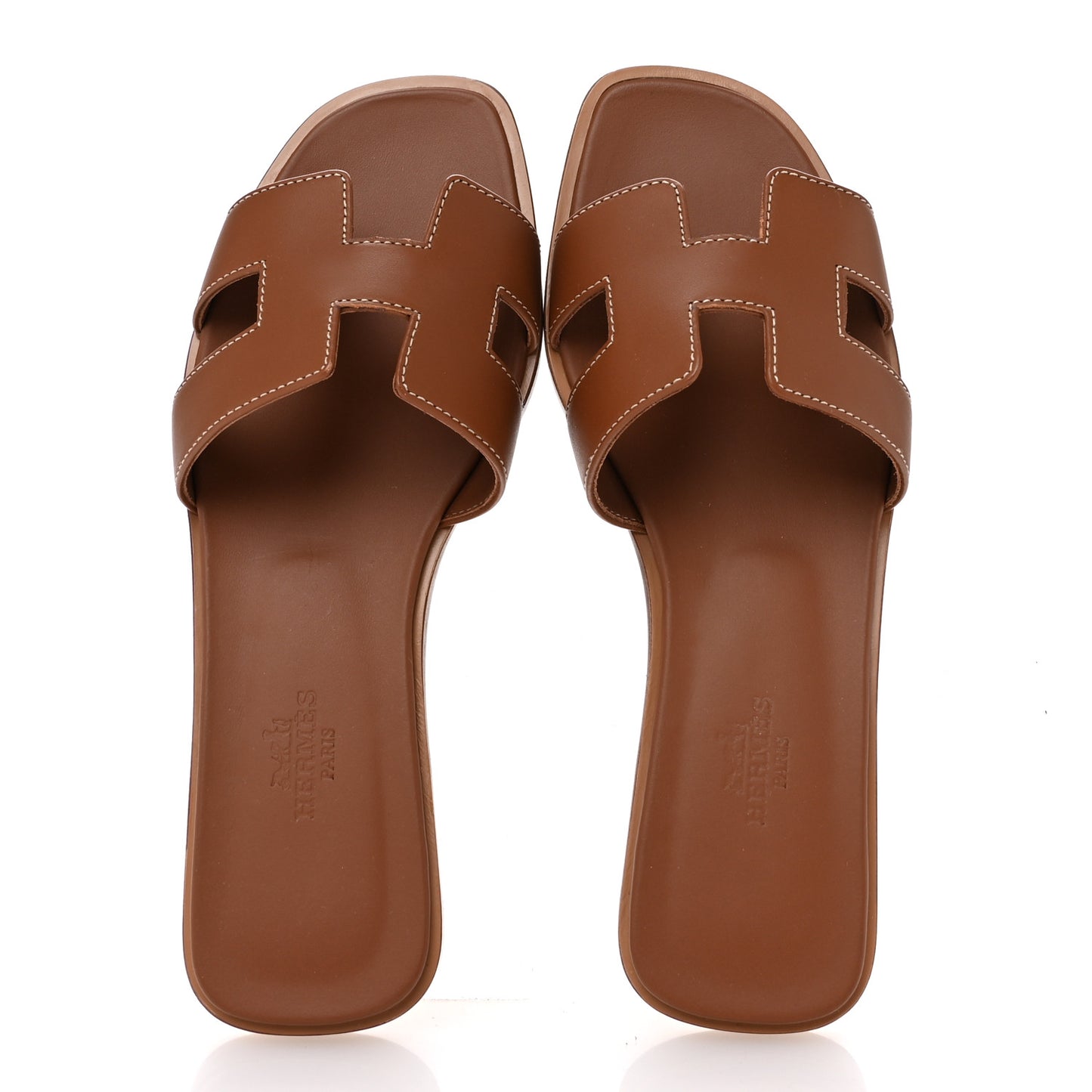 Box Calfskin Oran Sandals 36 Gold 36 Gold