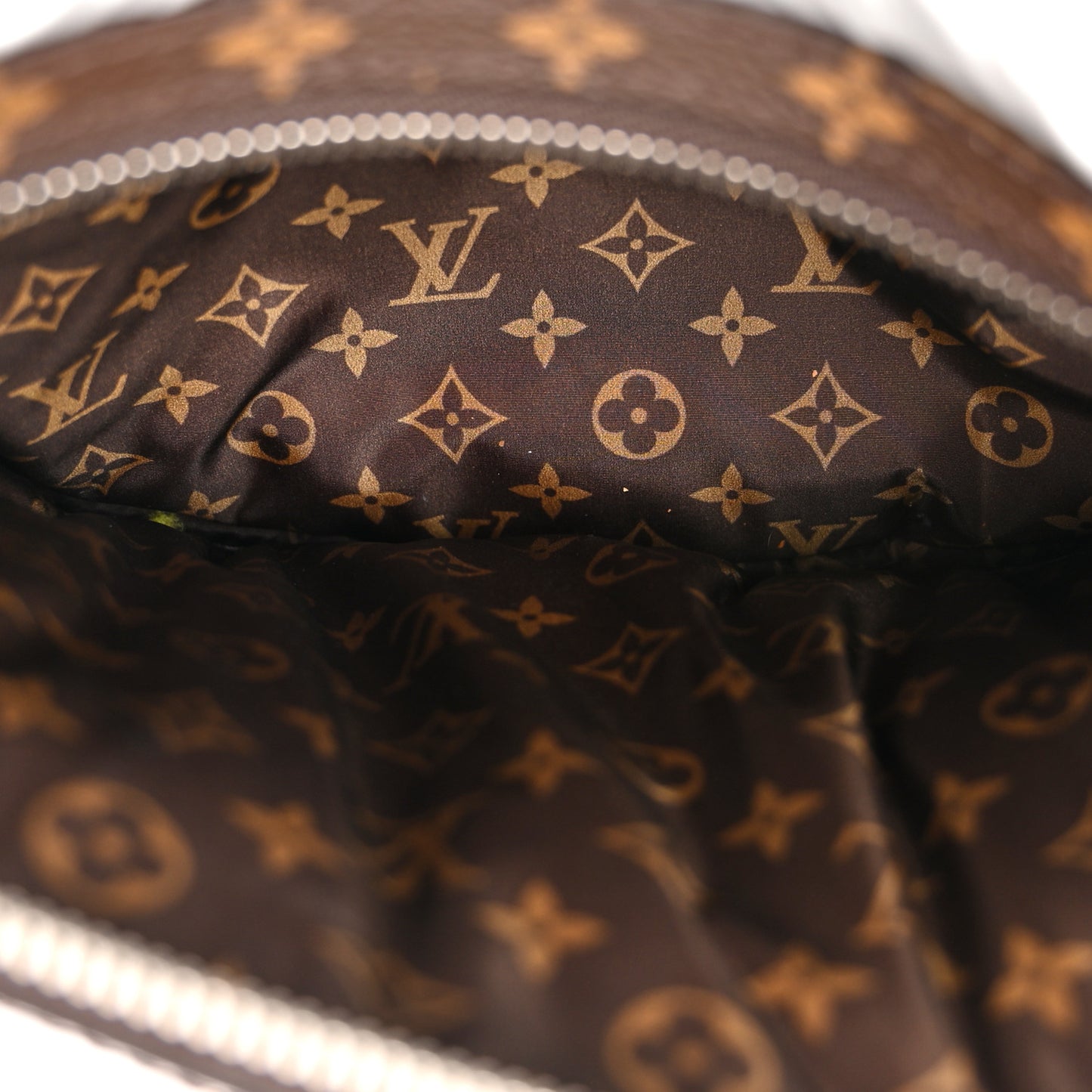 Econyl Monogram Pillow BumBag Silver