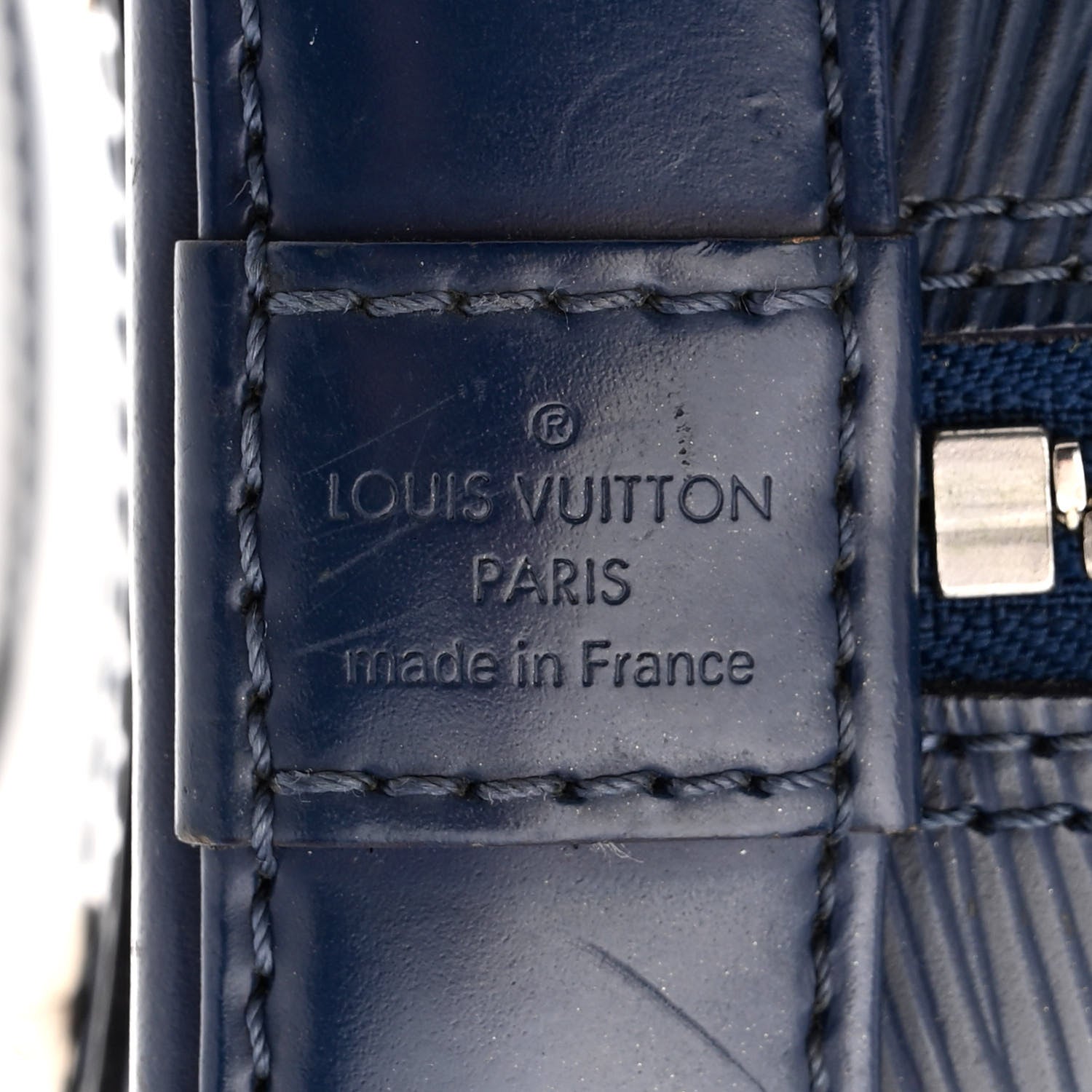 Louis Vuitton Epi Alma BB Indigo 6 of 15
