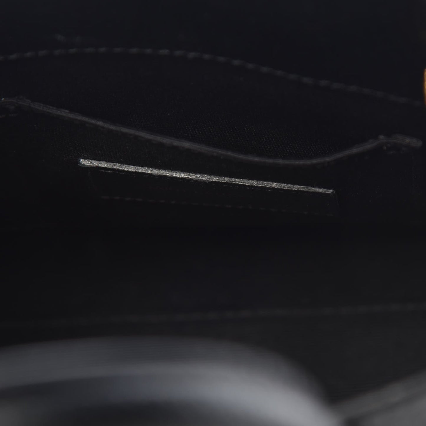 Grained Calfskin Nano Sac De Jour Black