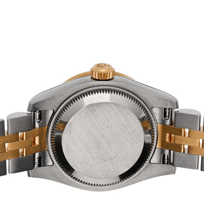 Rolex Stainless Steel 18K Yellow Gold Diamond 26mm Oyster Perpetual Datejust Watch Champagne 179383 4 of 5