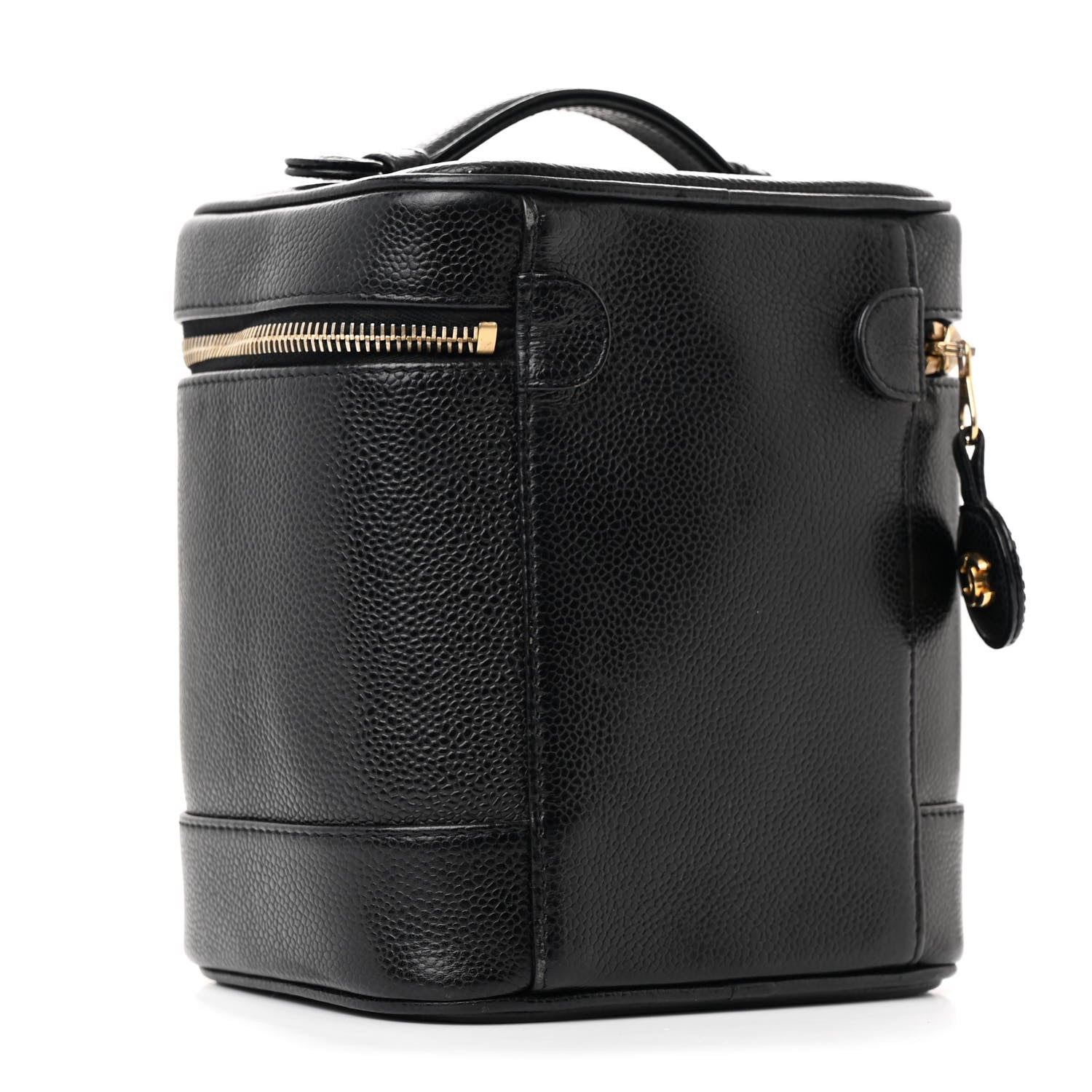 Chanel Caviar Vanity Cosmetic Case Black 3 of 11