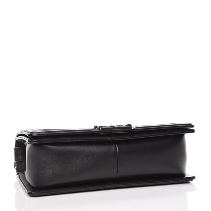 Chanel Calfskin Quilted Medium Boy Flap Black 4 of 11