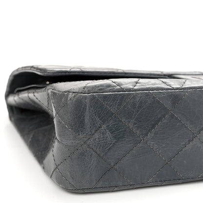 Chanel Aged Calfskin Quilted 50th Anniversary 2.55 Reissue 227 Flap Grey 9 of 12