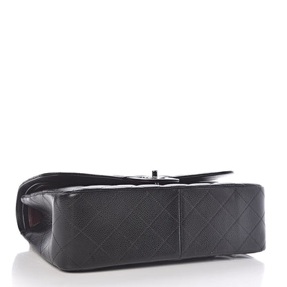 Chanel Caviar Quilted Jumbo Double Flap Black 5 of 12