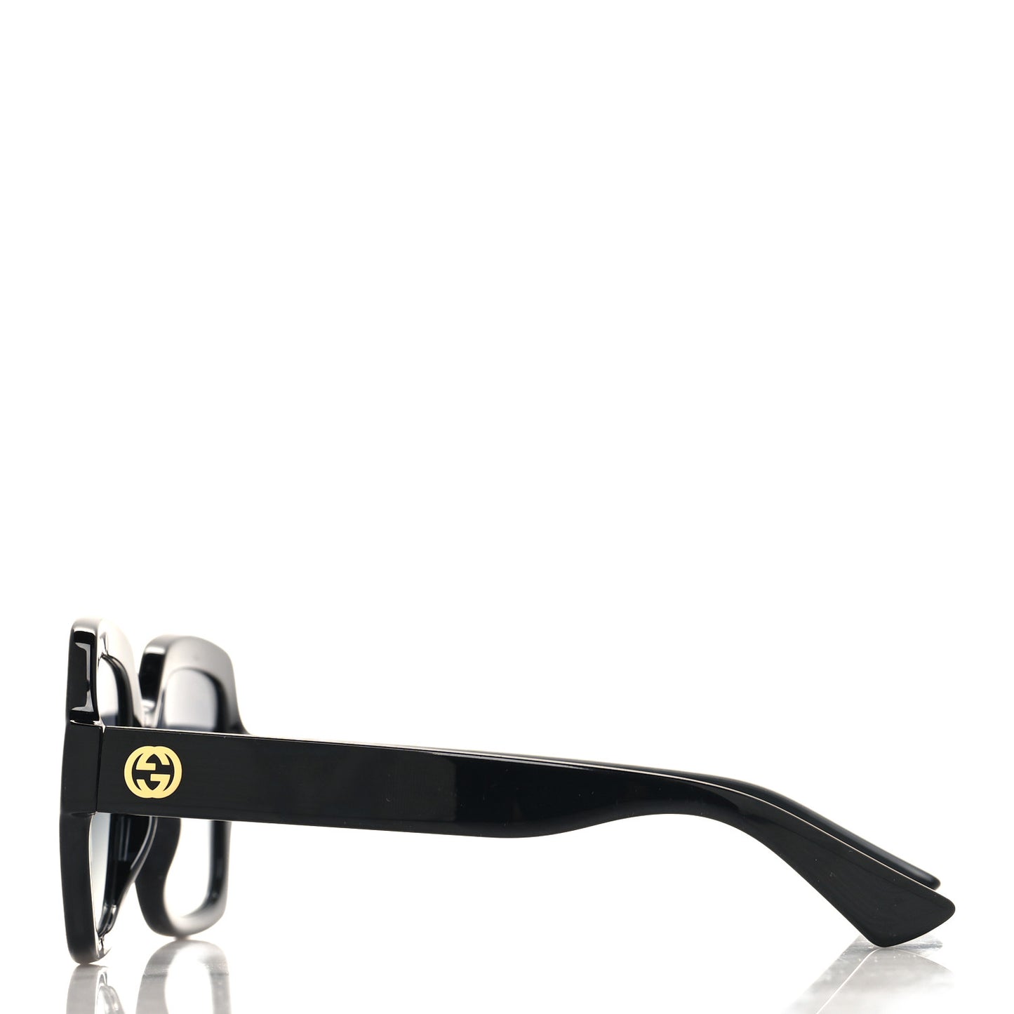 Acetate Square Frame Sunglasses GG1337S Black