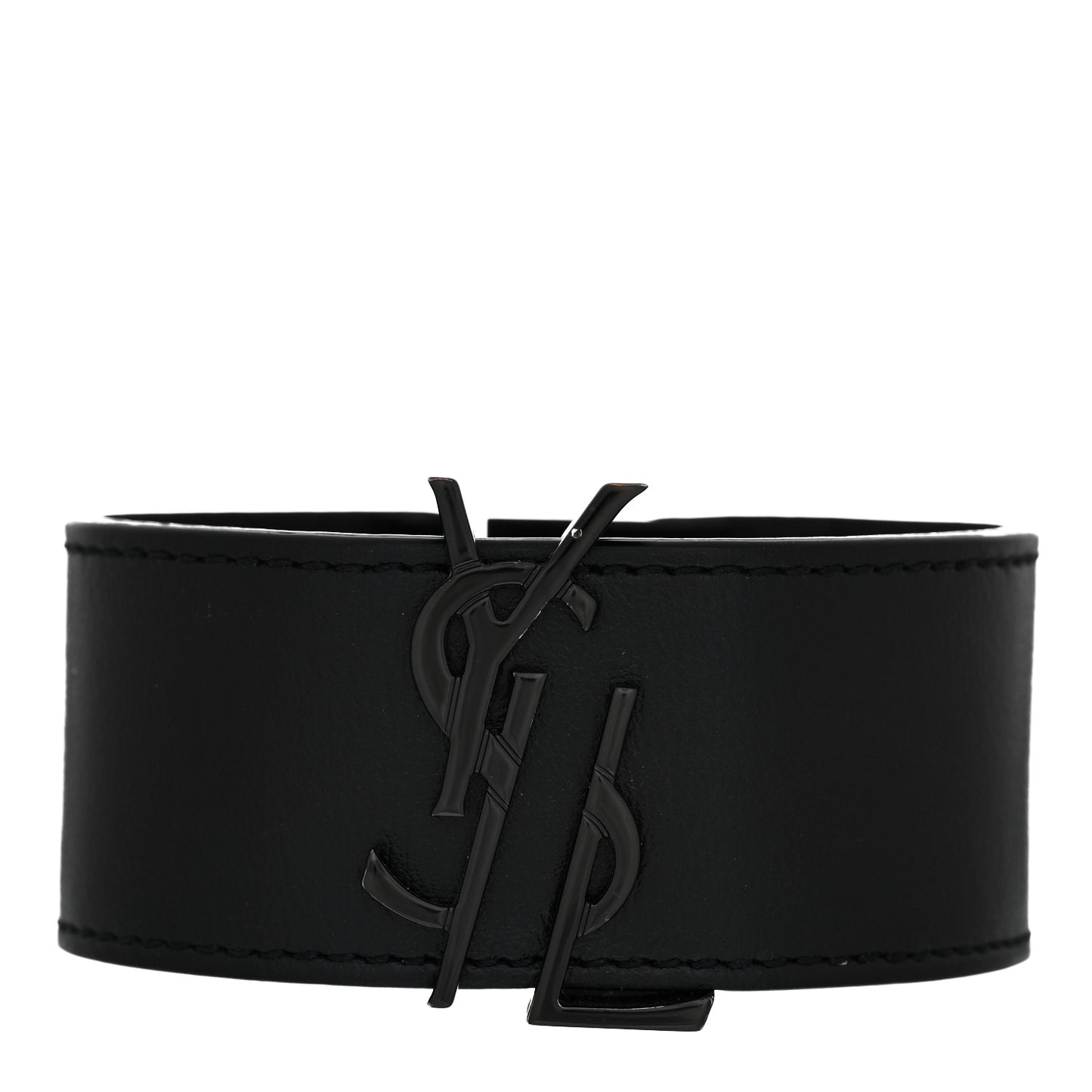 Calfskin Monogram Bracelet Black