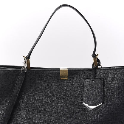 Balenciaga Calfskin Le Dix Soft Cabas M Shoulder Bag Black 11 of 11