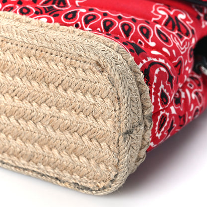 Saint Laurent Cotton Bandana Y Quilted Monogram Toy Loulou Crossbody Bag Red 11 of 12