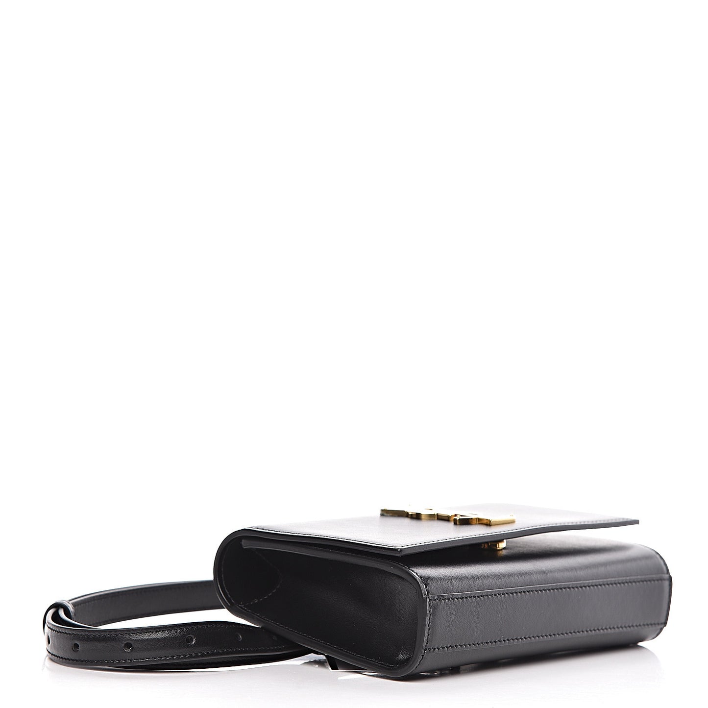 Smooth Calfskin Monogram Kate Belt Bag Black