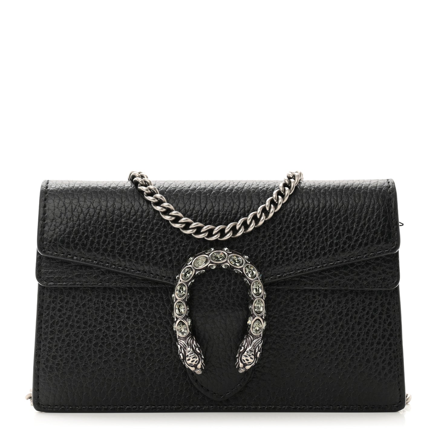 Calfskin Super Mini Dionysus Shoulder Bag Black