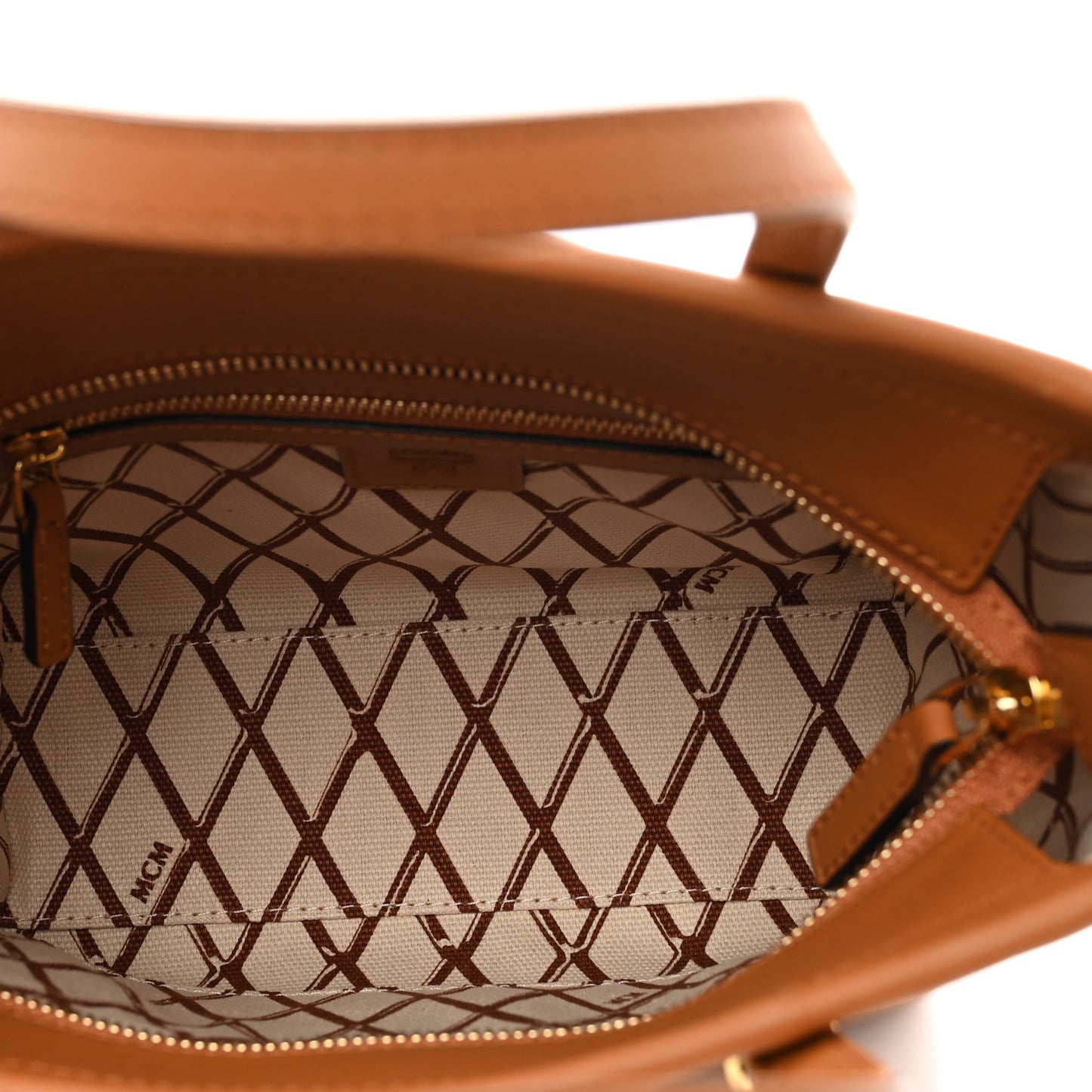 Visetos Mini Toni Shopper Tote Cognac