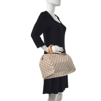 Louis Vuitton Damier Azur Speedy 30 2 of 10