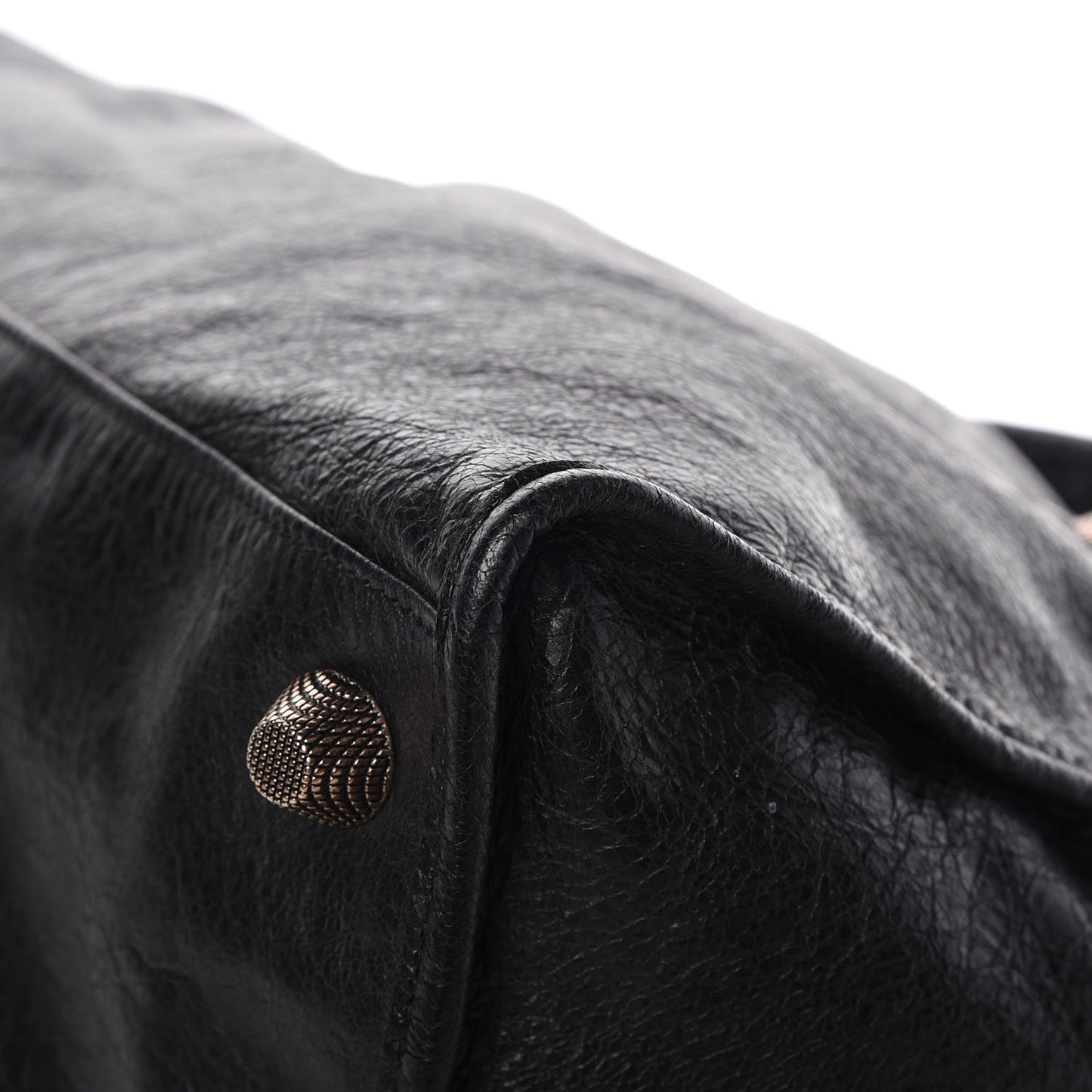 Agneau Giant 21 Rose Gold Hardware Work Black