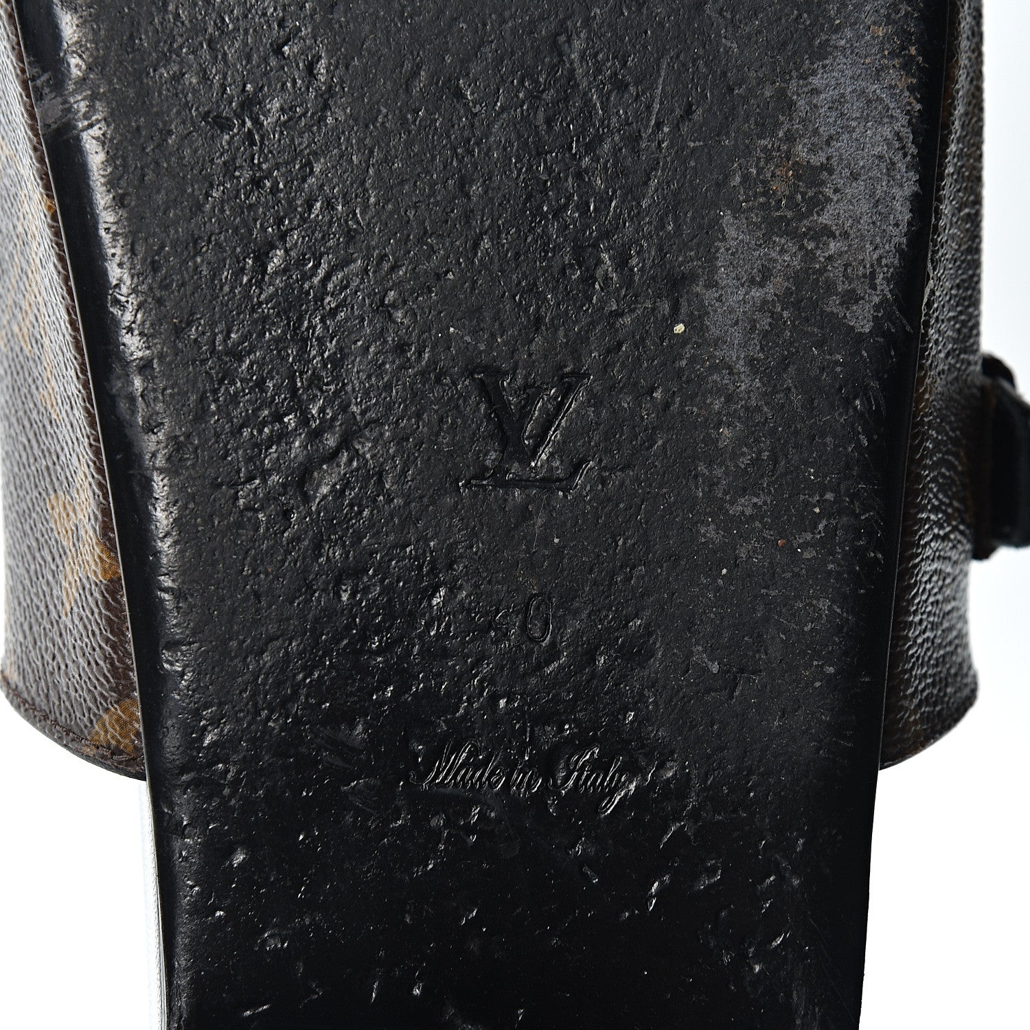 Louis Vuitton Monogram Patch Work World Tour Bom Dia Flat Mule 40 Black 8 of 11