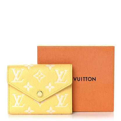 Louis Vuitton Empreinte Monogram Victorine Wallet Lemon Curd 10 of 10