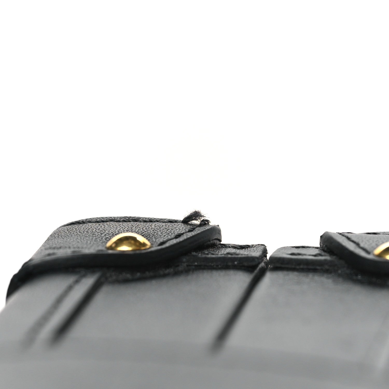 Louis Vuitton Calfskin Metal Monogram Petite Malle Black 10 of 10