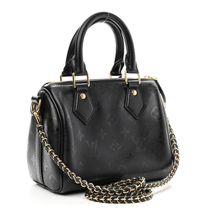 Louis Vuitton Monogram Ink Speedy BB Black 3 of 9