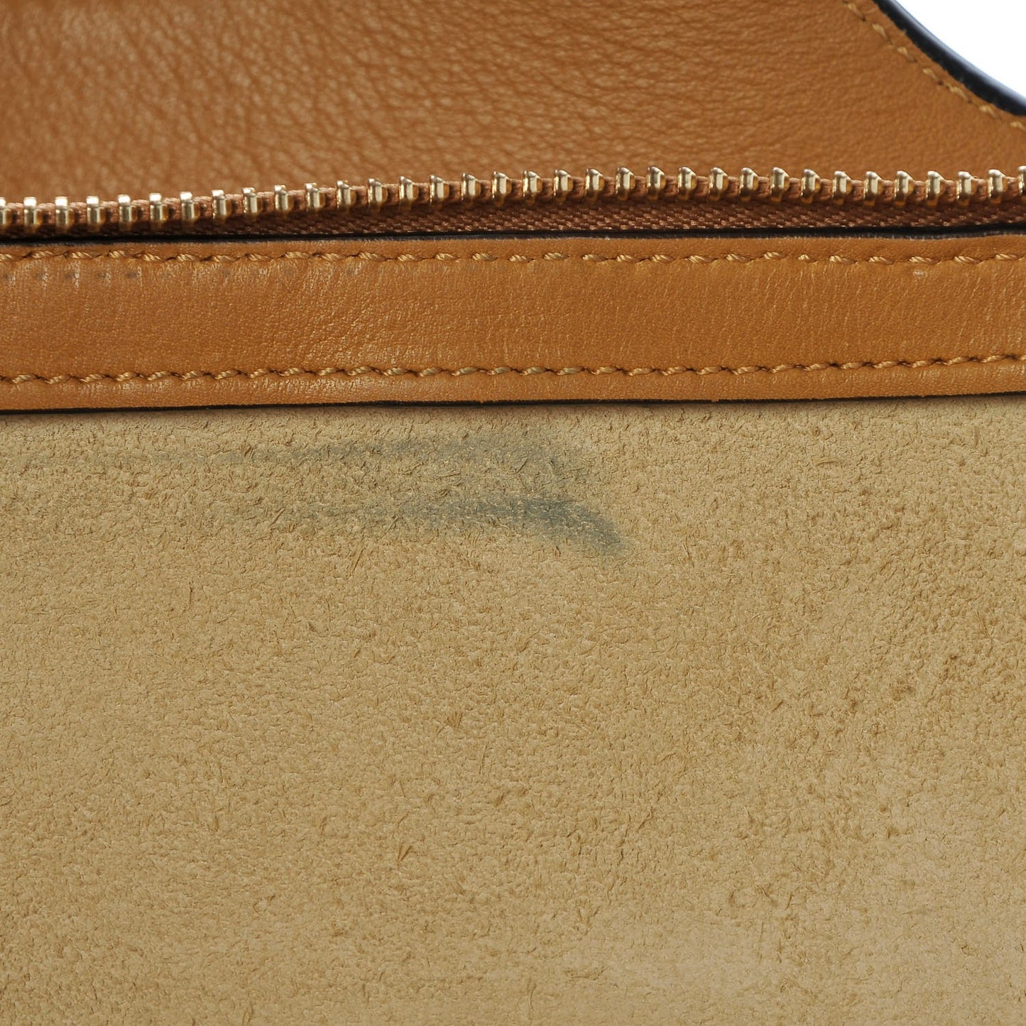 Natural Calfskin Medium Tri-Fold Bag Daffodil