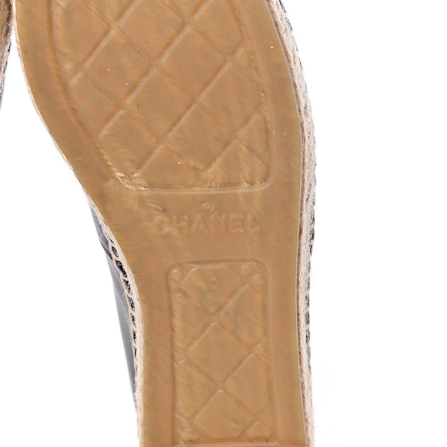 Lambskin CC Espadrilles 40 Black