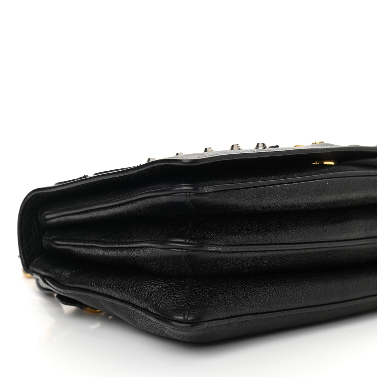 Vitello Daino Hawaii Crossbody Bag Black