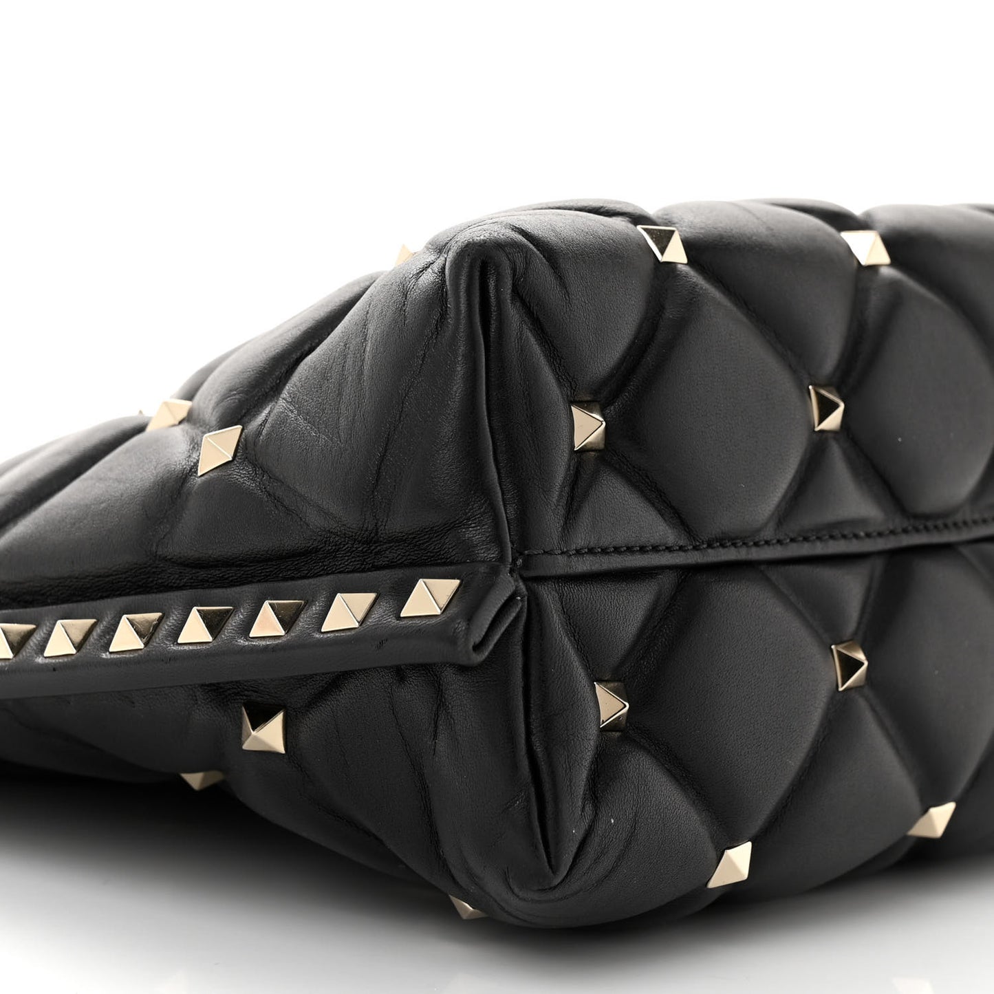 Nappa Candystud Shoulder Bag Black