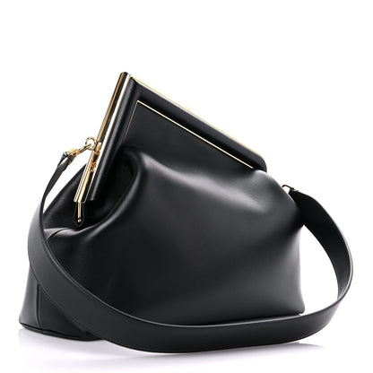 Fendi Shiny Nappa Medium Fendi First Black 3 of 11