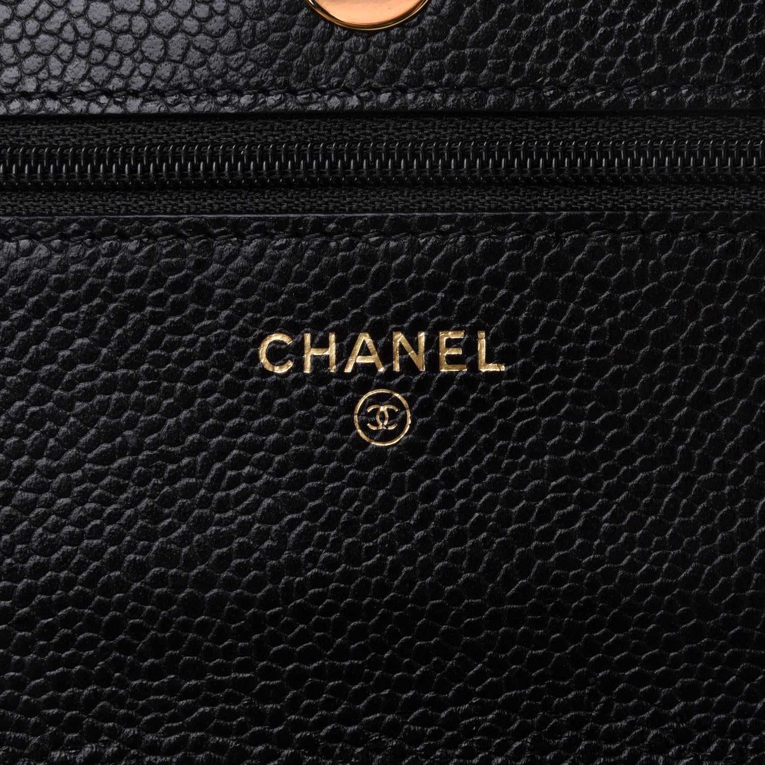 Chanel Caviar Quilted Wallet On Chain WOC Black 6 of 10