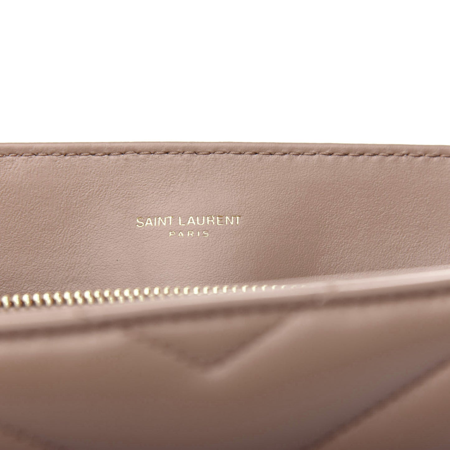 Calfskin Y Quilted Monogram Medium Loulou Chain Satchel Dark Beige