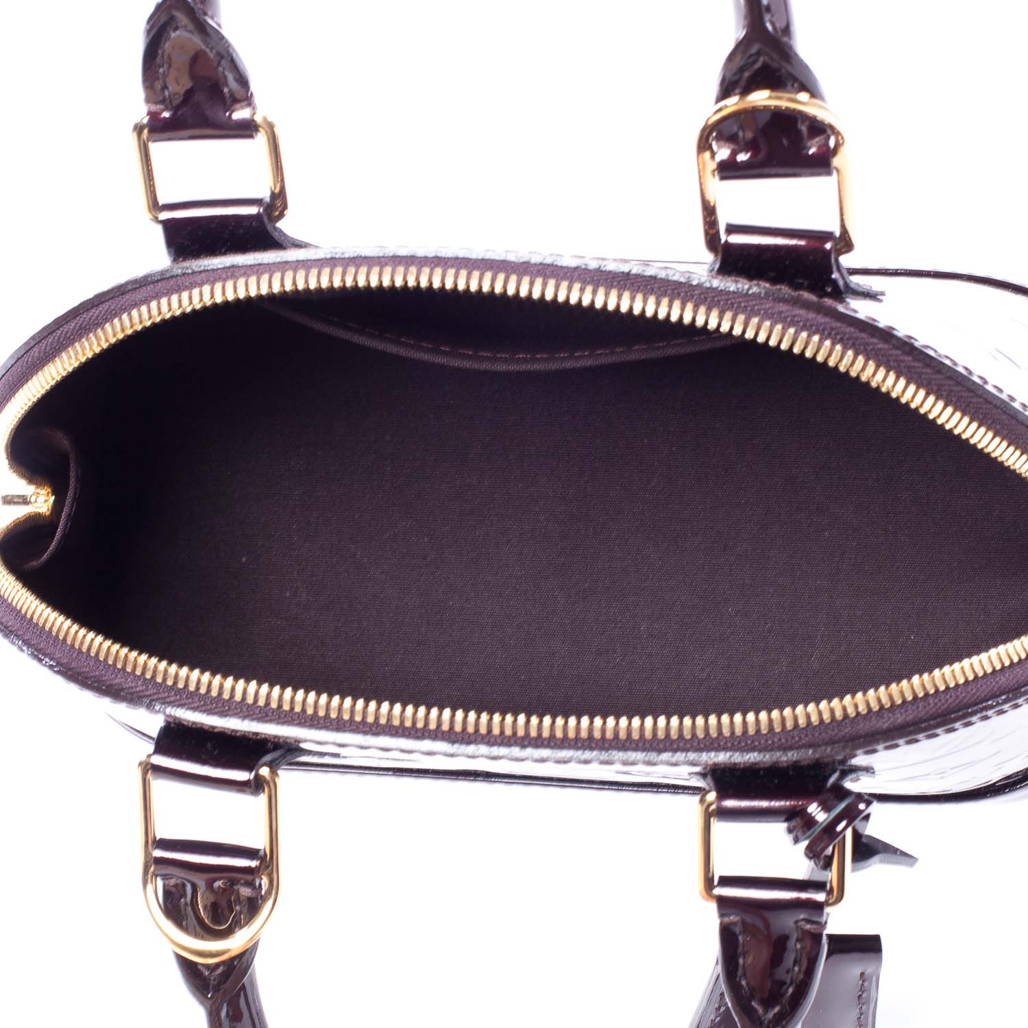 Louis Vuitton Vernis Alma BB Amarante 7 of 8